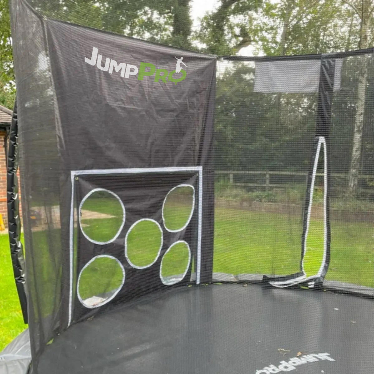 JumpPRO Trampoline Goal (Large) - The Only Trampoline Football Goal in the World!