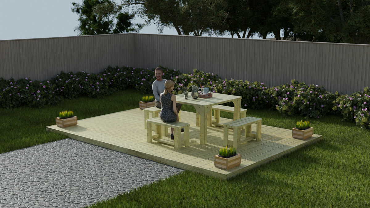 Wooden Decking Kit