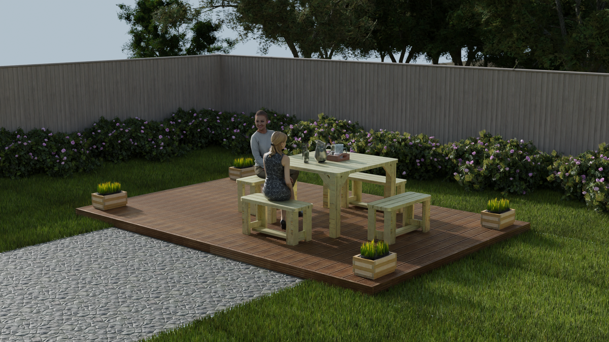 Wooden Decking Kit