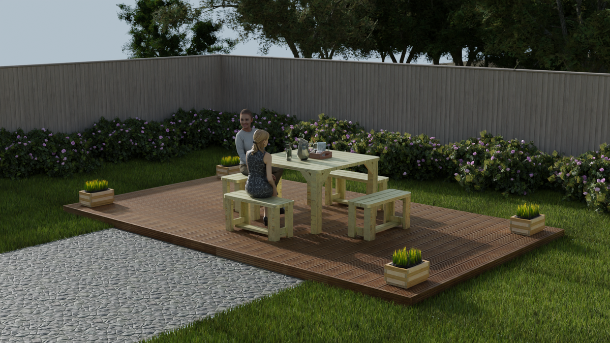 Wooden Decking Kit