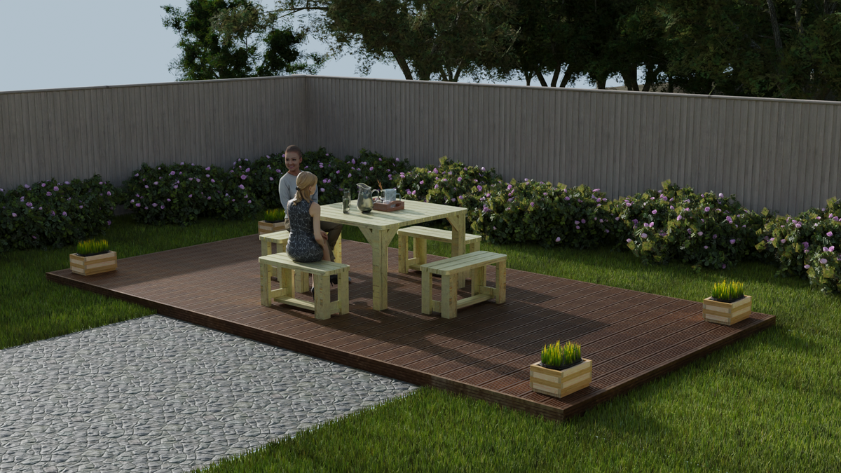 Wooden Decking Kit