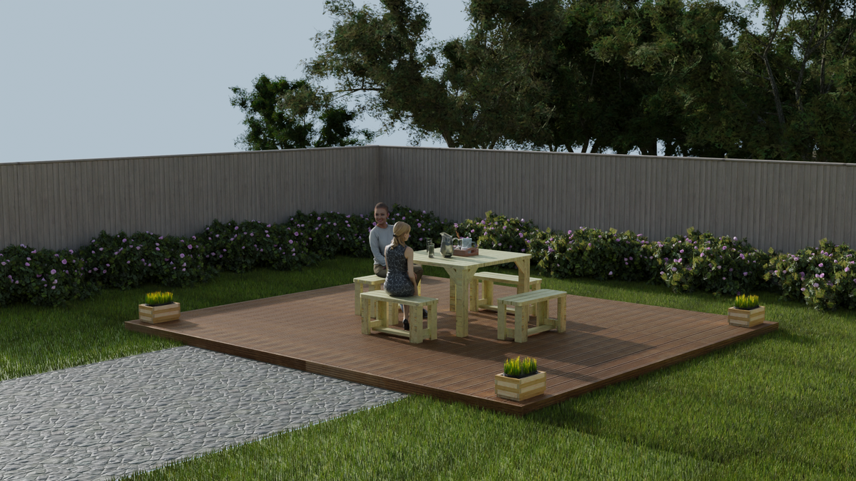 Wooden Decking Kit