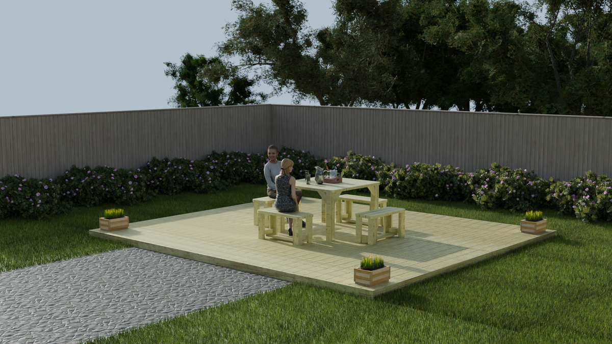 Wooden Decking Kit