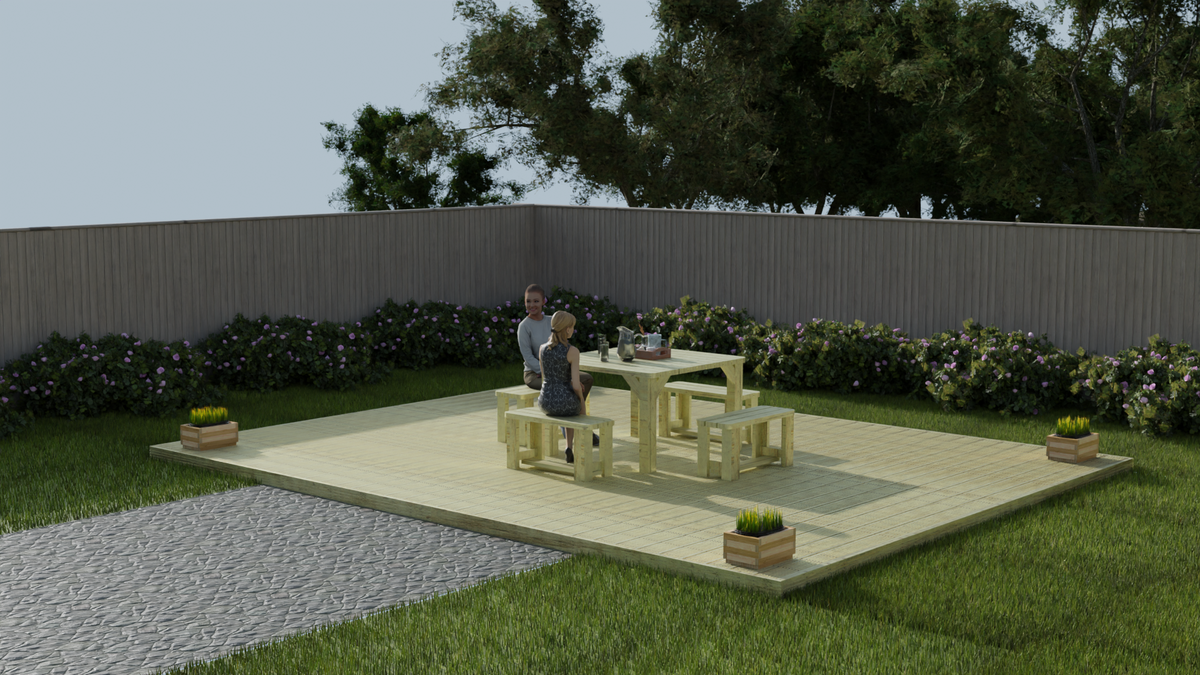 Wooden Decking Kit