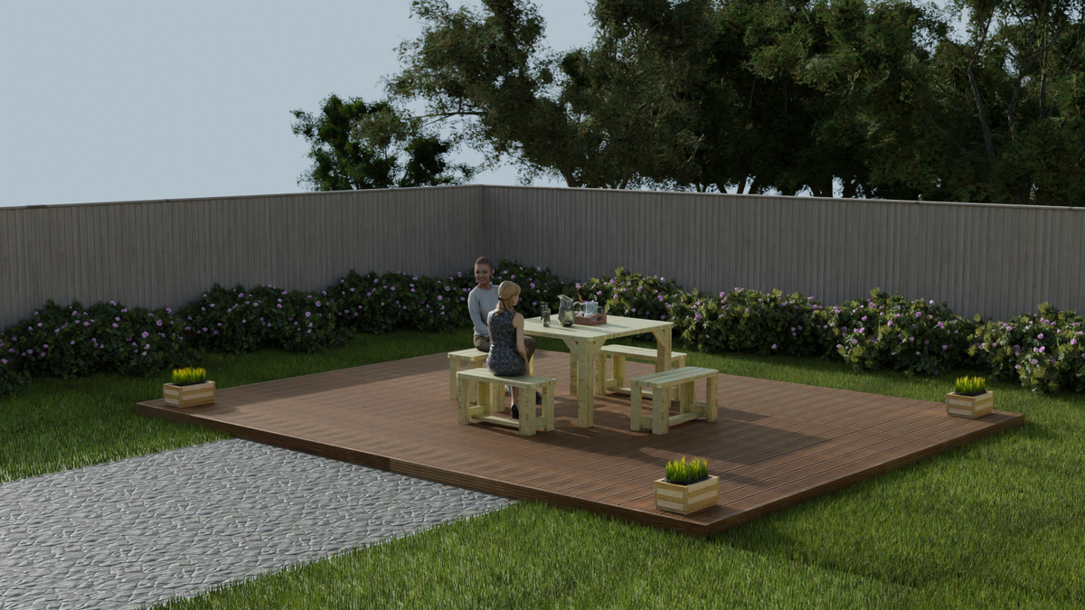 Wooden Decking Kit