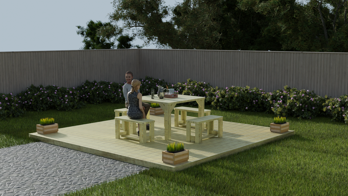 Wooden Decking Kit