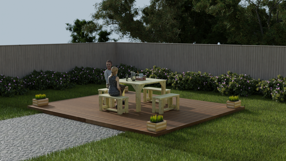 Wooden Decking Kit