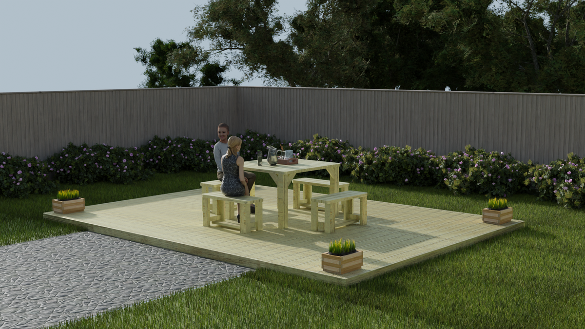 Wooden Decking Kit