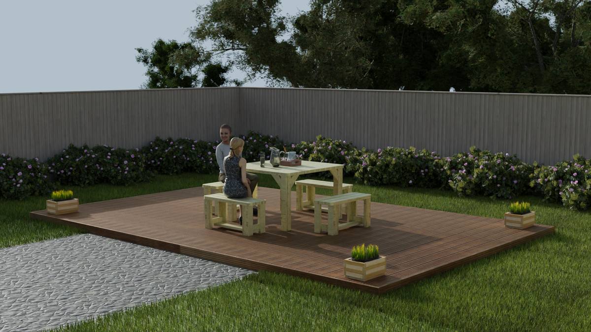 Wooden Decking Kit