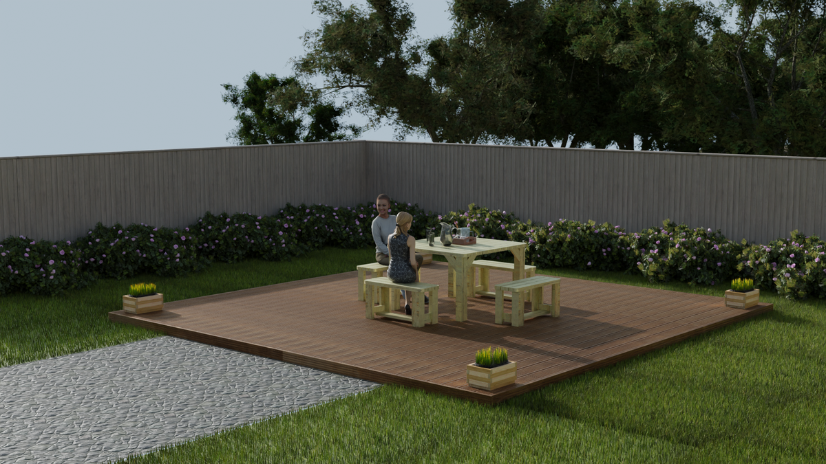 Wooden Decking Kit