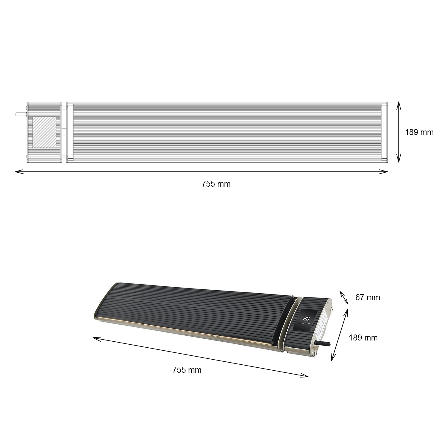Heatbar Pro 1000