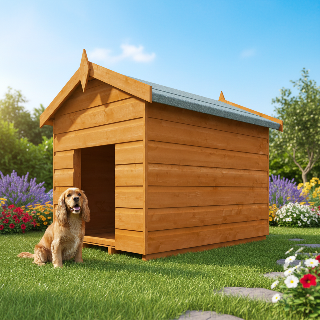 Shiplap Dog Kennel