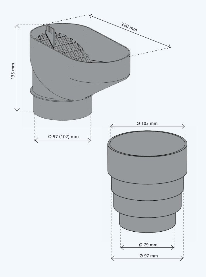 Leaf Catcher - Downpipe Filter