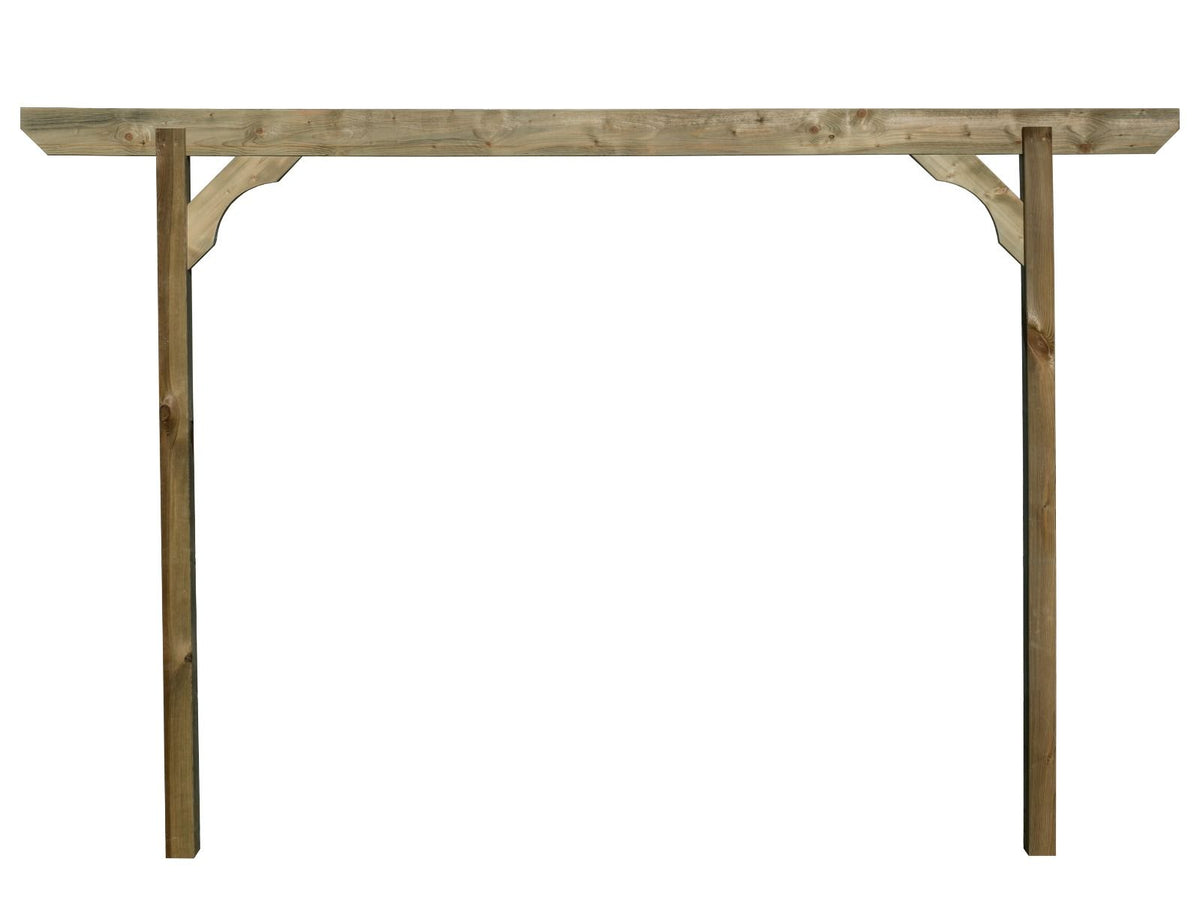 Screen Pergola, Plant Climbing Arbour - Chamfered Sculpted Brace