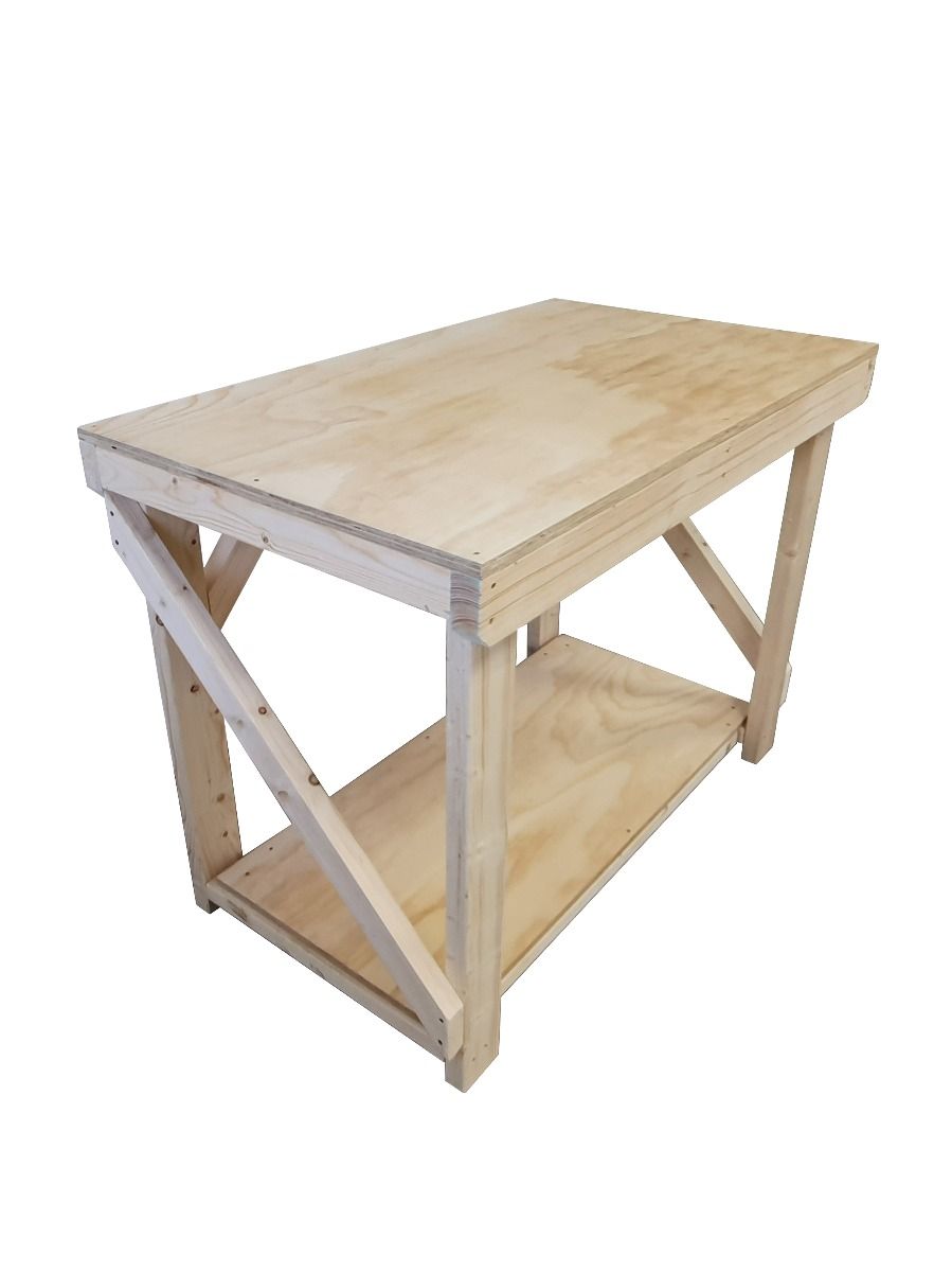 Wooden Workbench Superior Strength 18mm Plywood Top
