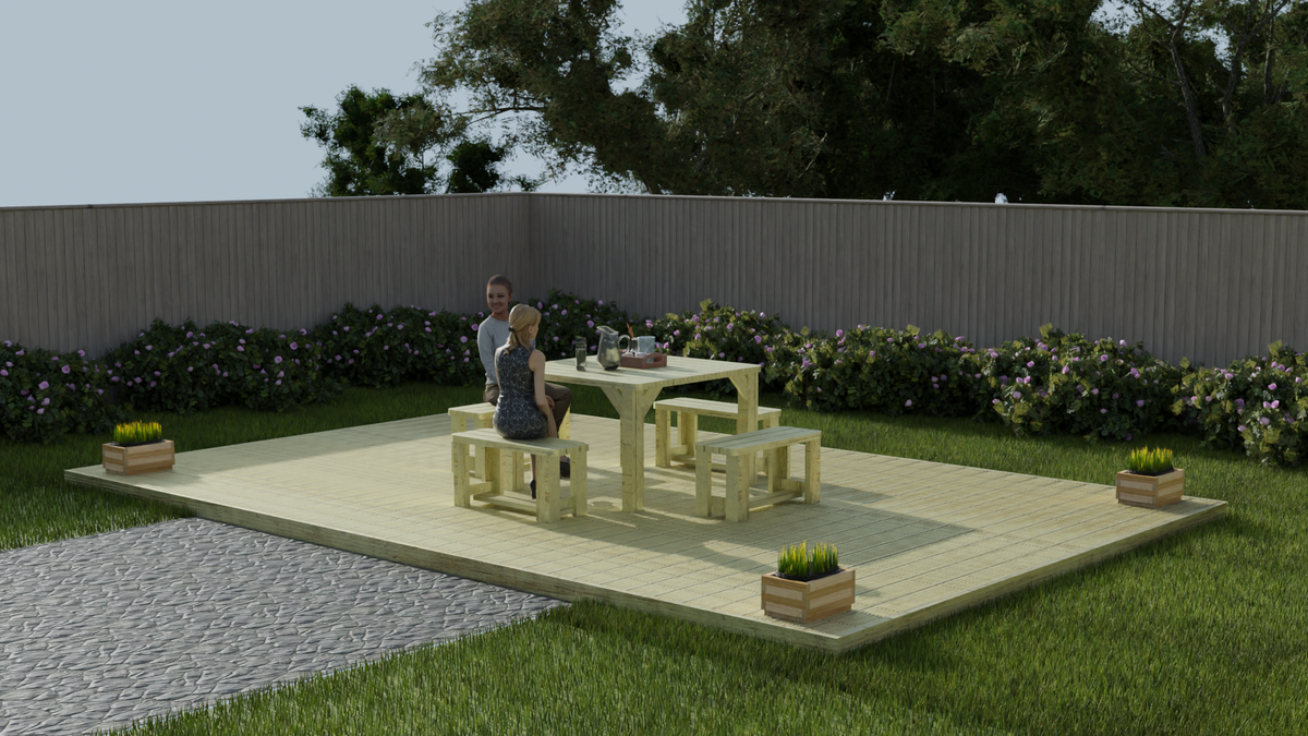 Wooden Decking Kit