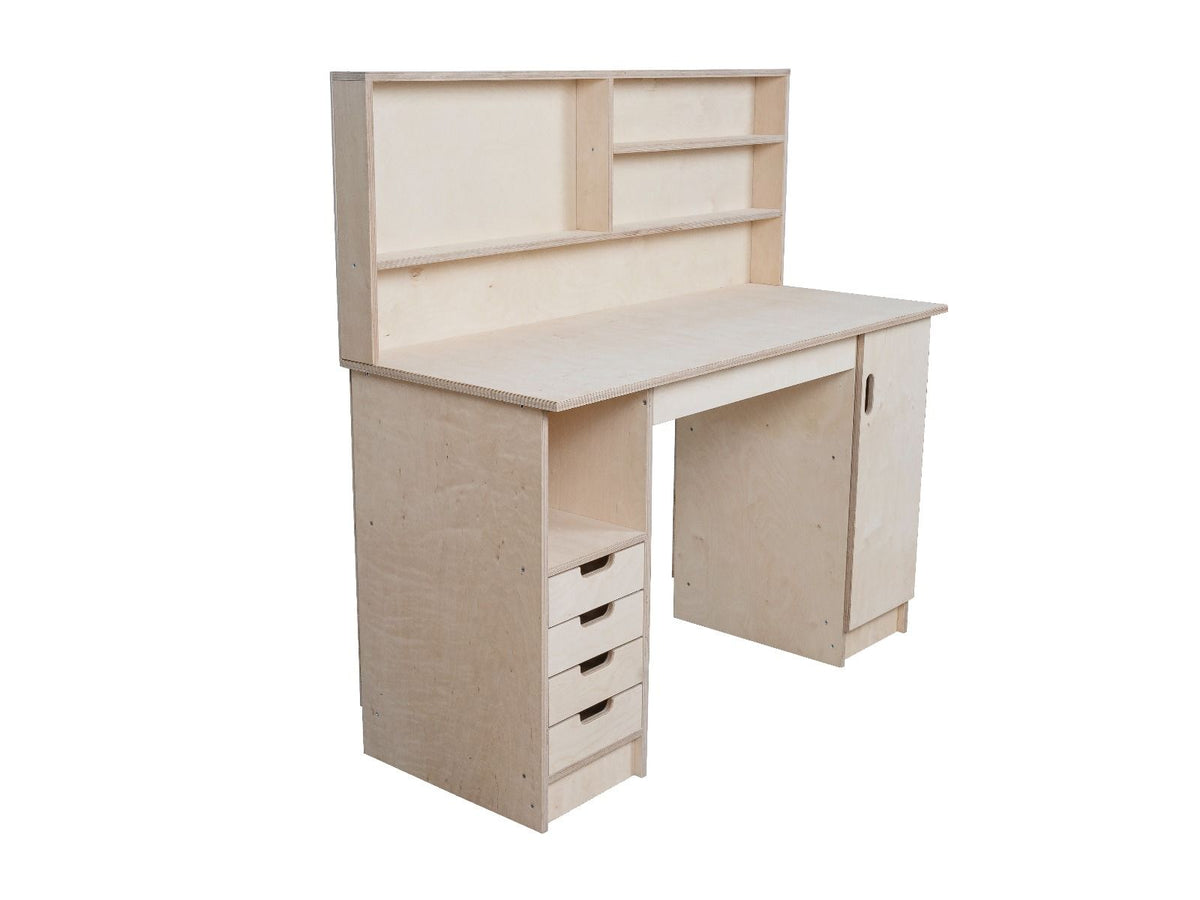 Multi-purpose wooden workbench, storage cabinet Olympus-7