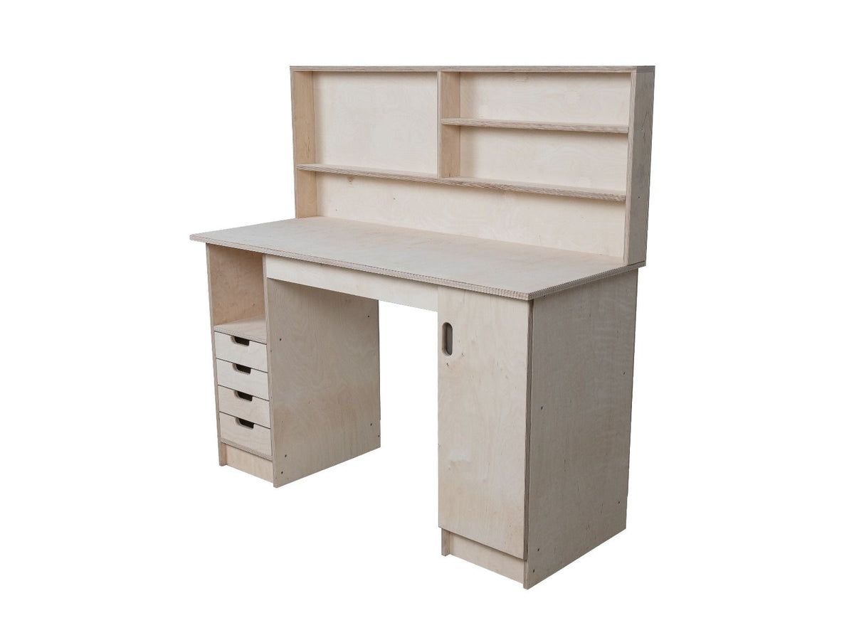 Multi-purpose wooden workbench, storage cabinet Olympus-7