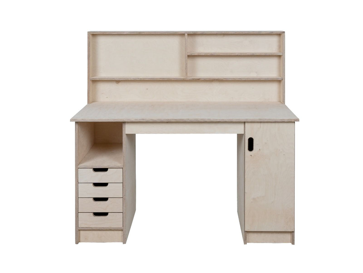Multi-purpose wooden workbench, storage cabinet Olympus-7