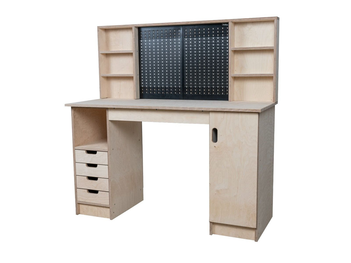 Multi-purpose wooden workbench, storage cabinet Olympus-7