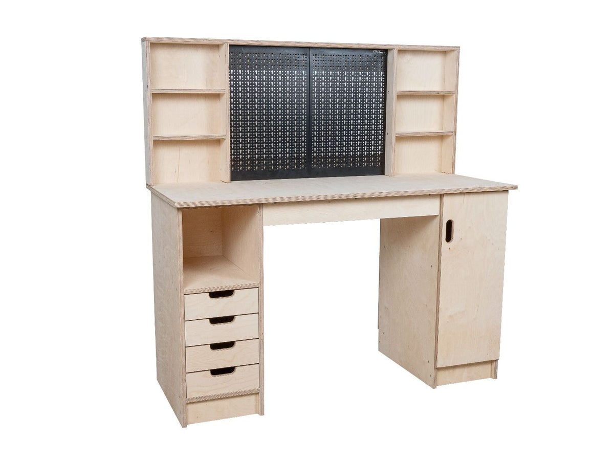Multi-purpose wooden workbench, storage cabinet Olympus-7