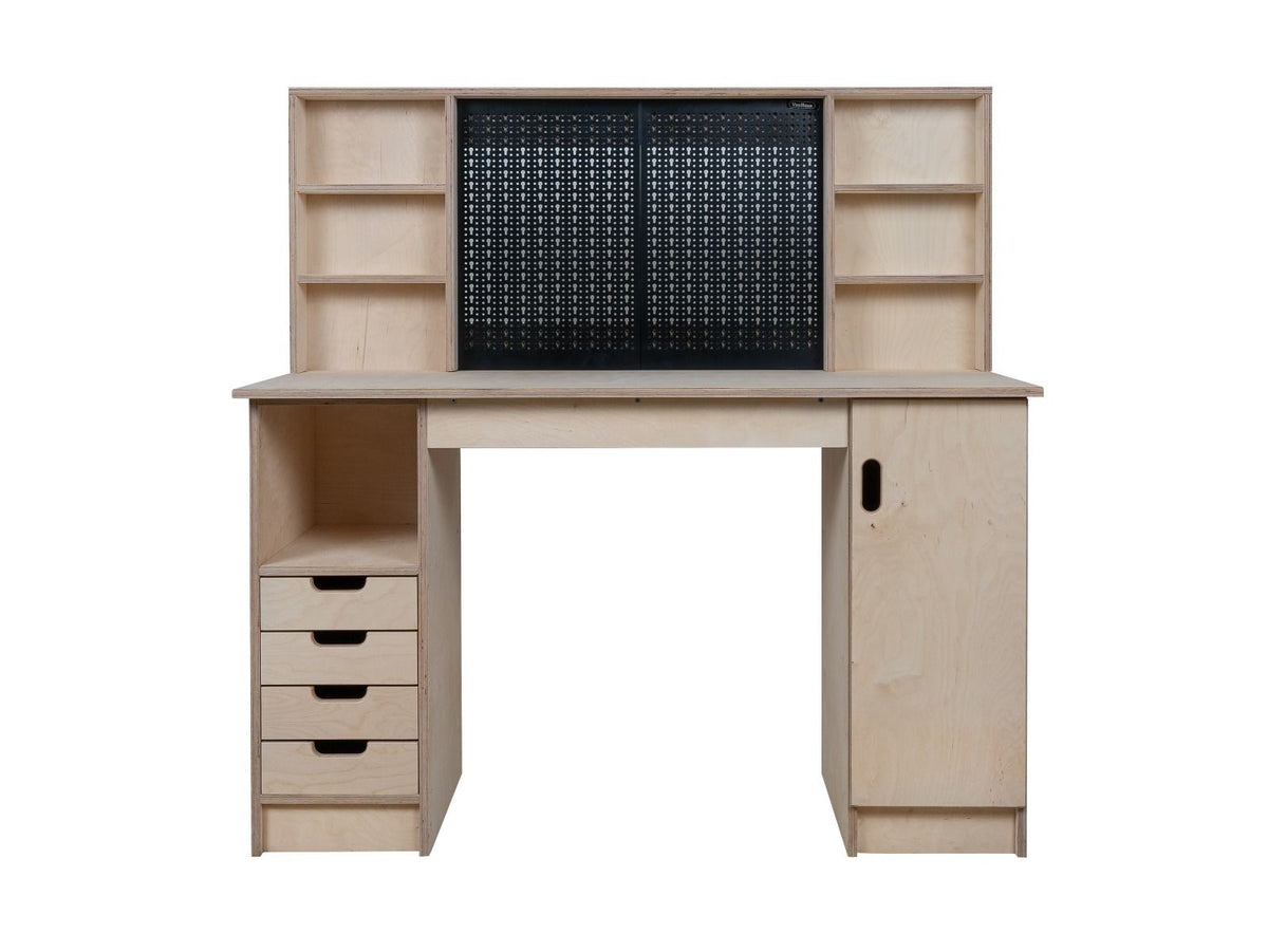 Multi-purpose wooden workbench, storage cabinet Olympus-7