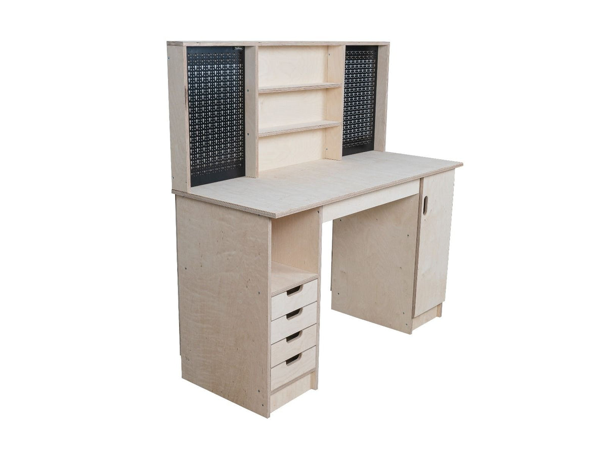 Multi-purpose wooden workbench, storage cabinet Olympus-7
