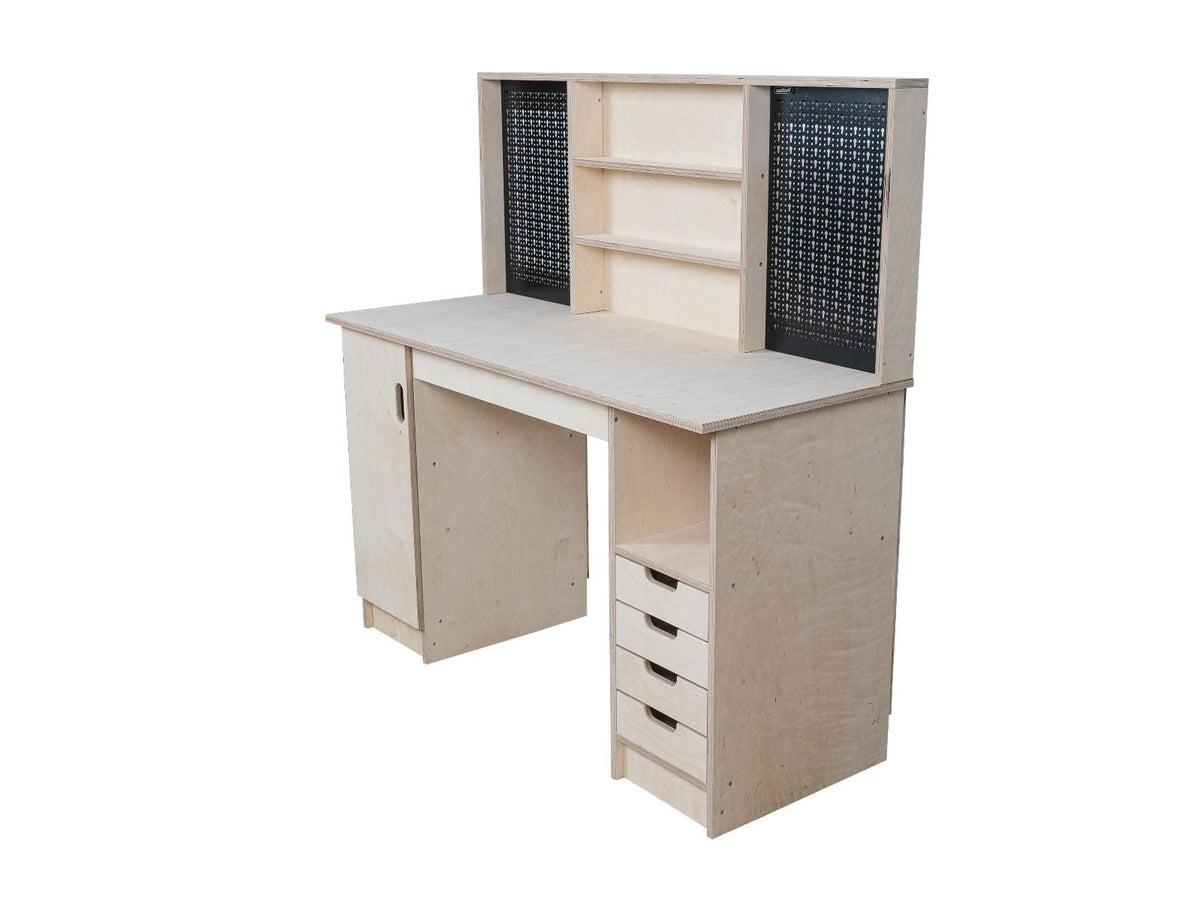 Multi-purpose wooden workbench, storage cabinet Olympus-7