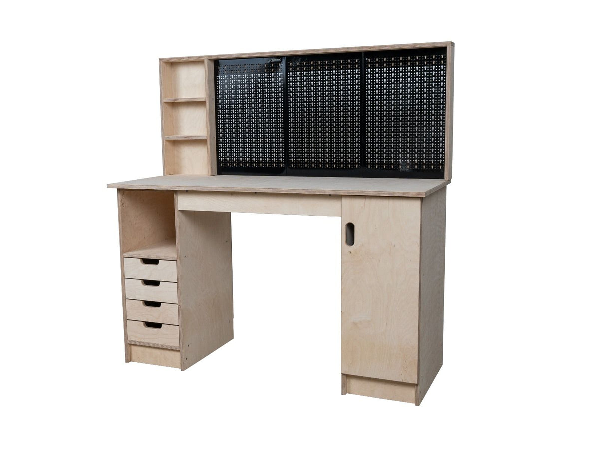 Multi-purpose wooden workbench, storage cabinet Olympus-7