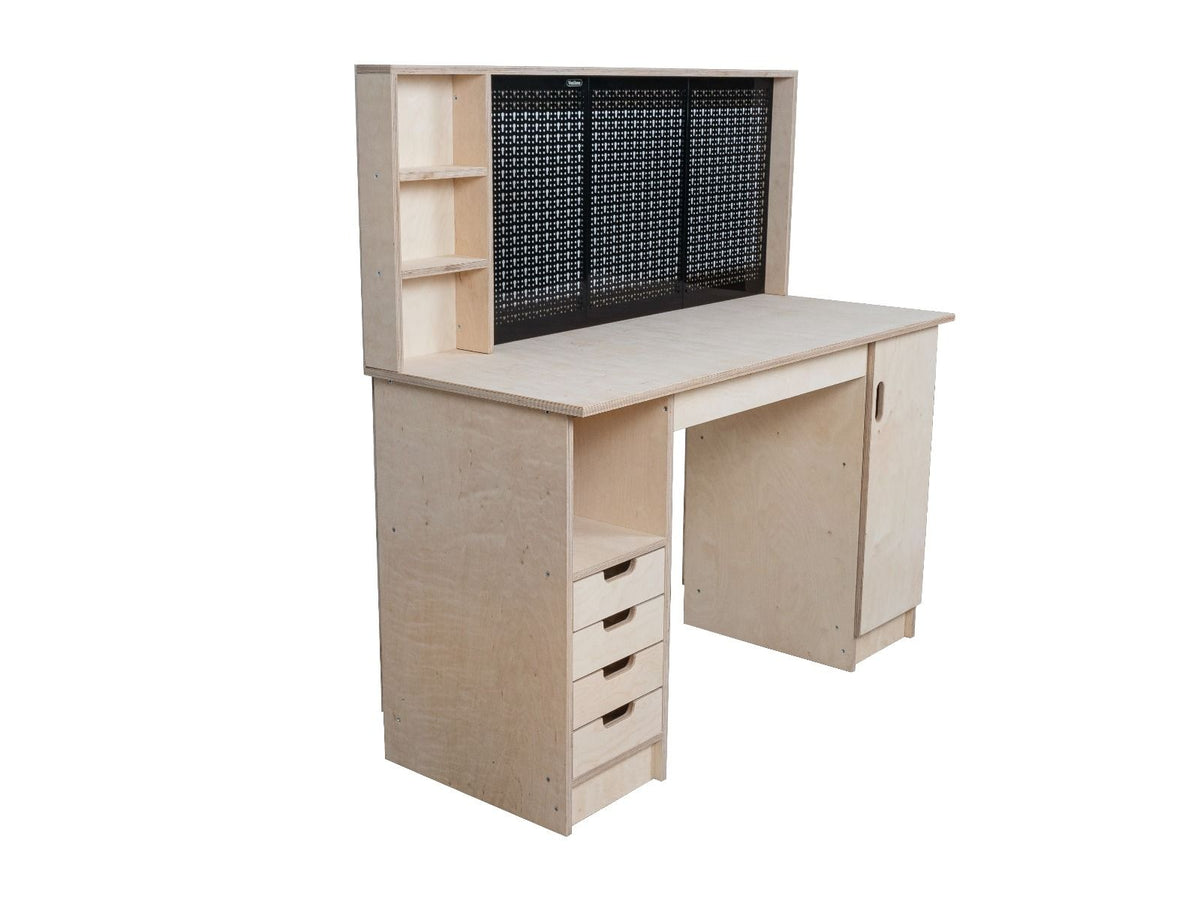 Multi-purpose wooden workbench, storage cabinet Olympus-7