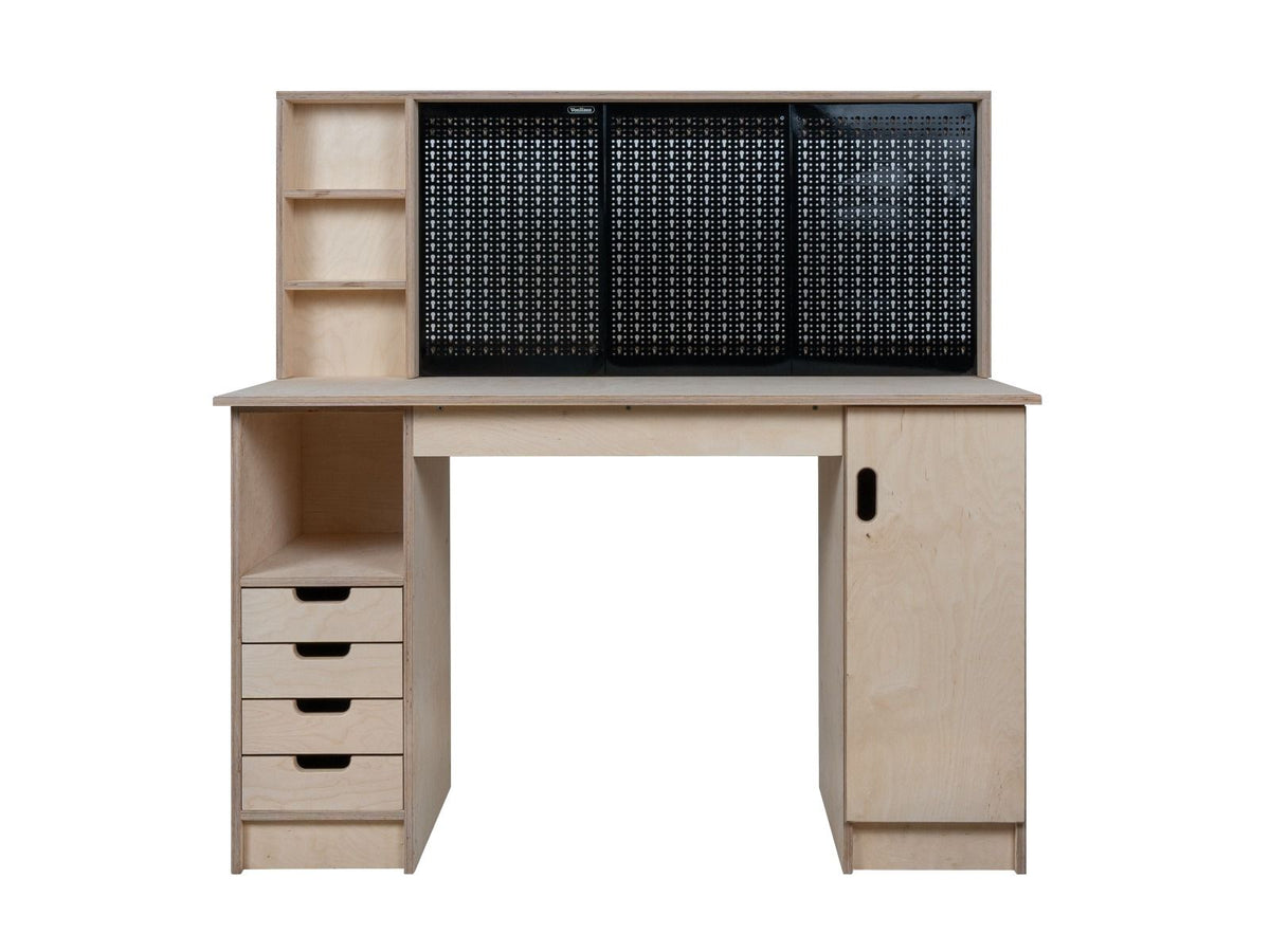 Multi-purpose wooden workbench, storage cabinet Olympus-7