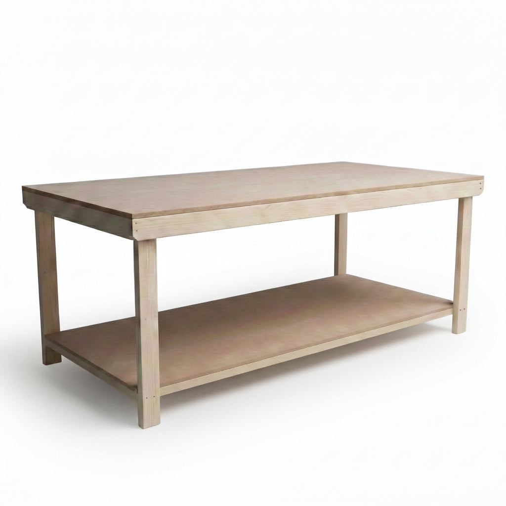 Wooden Workbench MDF Top Depth-4ft