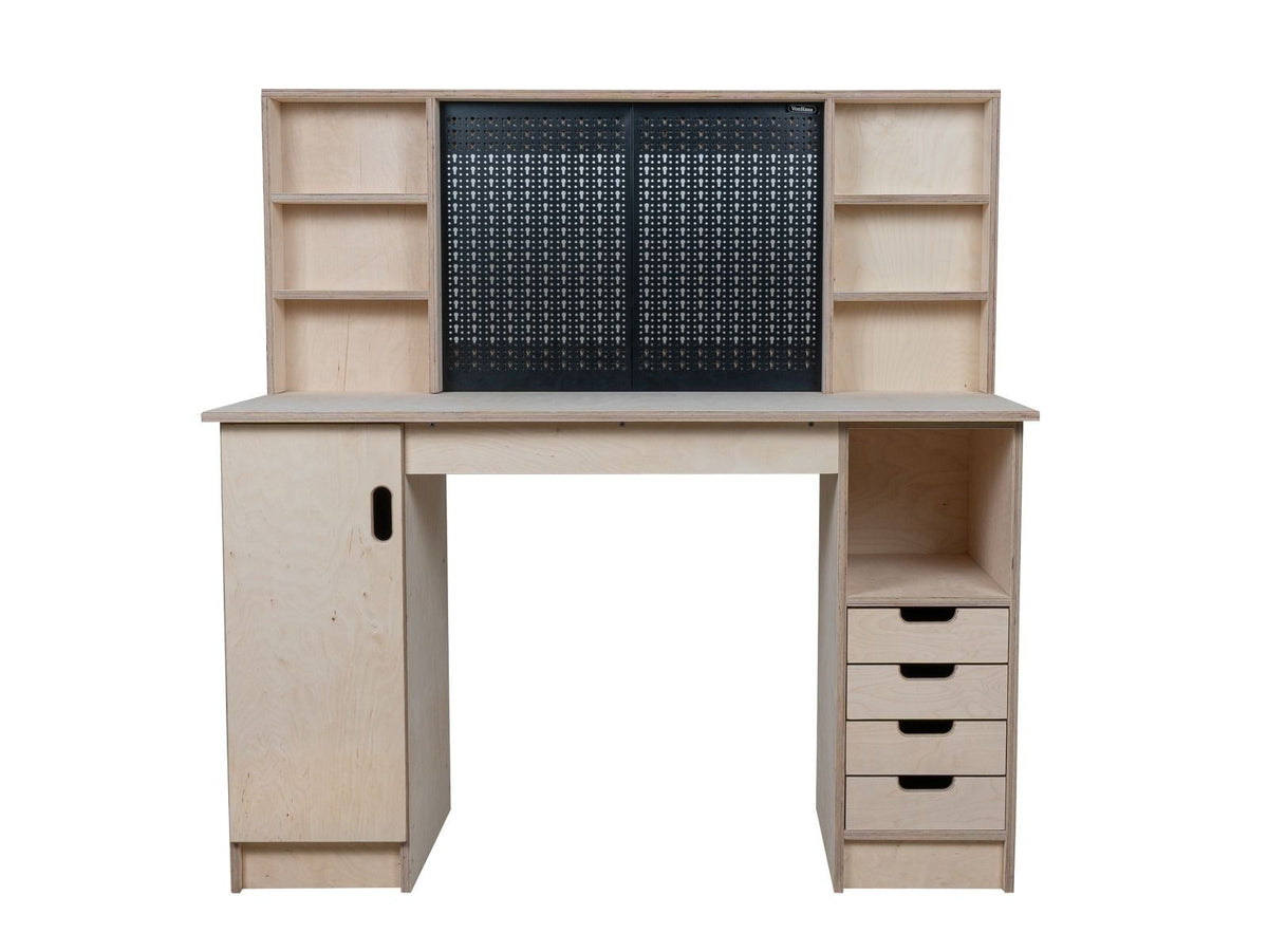 Multi-purpose wooden workbench, storage cabinet Olympus-6