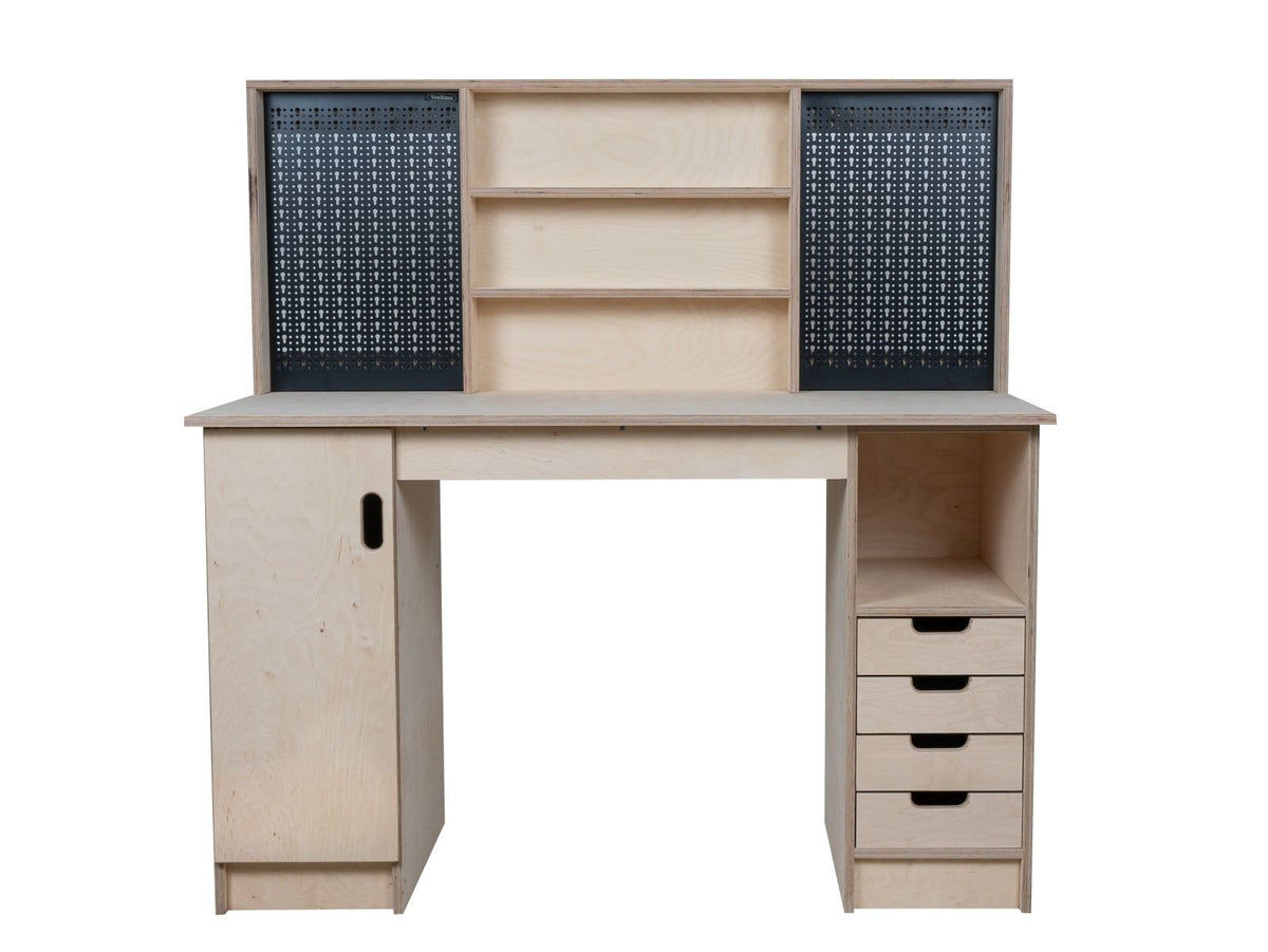 Multi-purpose wooden workbench, storage cabinet Olympus-6