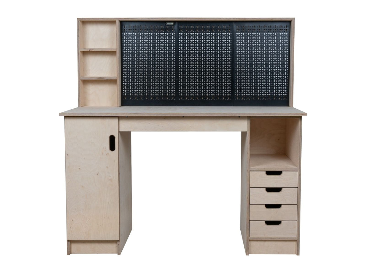 Multi-purpose wooden workbench, storage cabinet Olympus-6